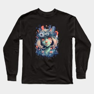 cyber girl Long Sleeve T-Shirt